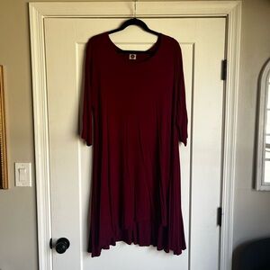 Burgundy Dress